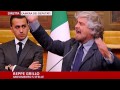 CONSULTAZIONI BEPPE GRILLO DISCORSO DOPO INCONTRO CON RENZI - 19 Febbraio 2014