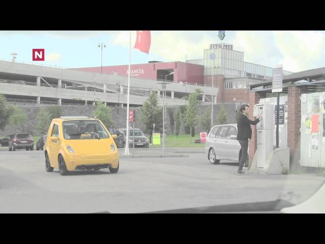 Minicar con la sirena del treno