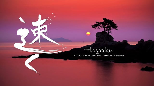 Hayaku: Viaggio in Time Lapse attraverso il Giappone