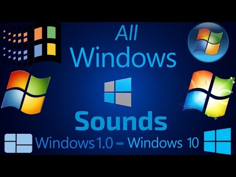 Tutti i suoni di Windows da 1 a 10