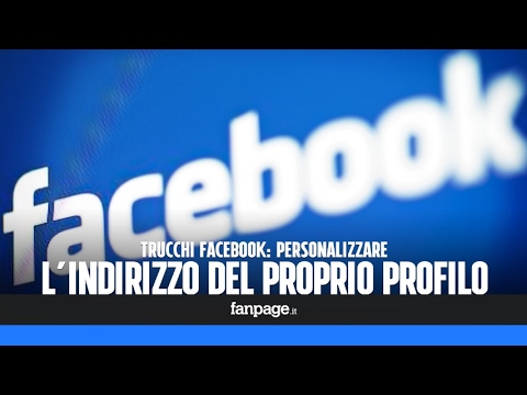 Come Personalizzare l'indirizzo del profilo Facebook